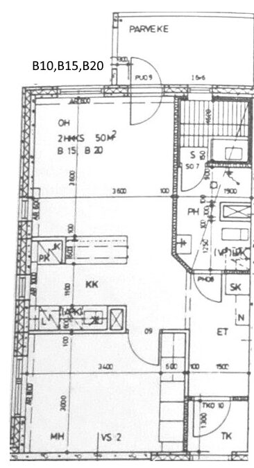 Koulutie1-3 Kaksio 50m2